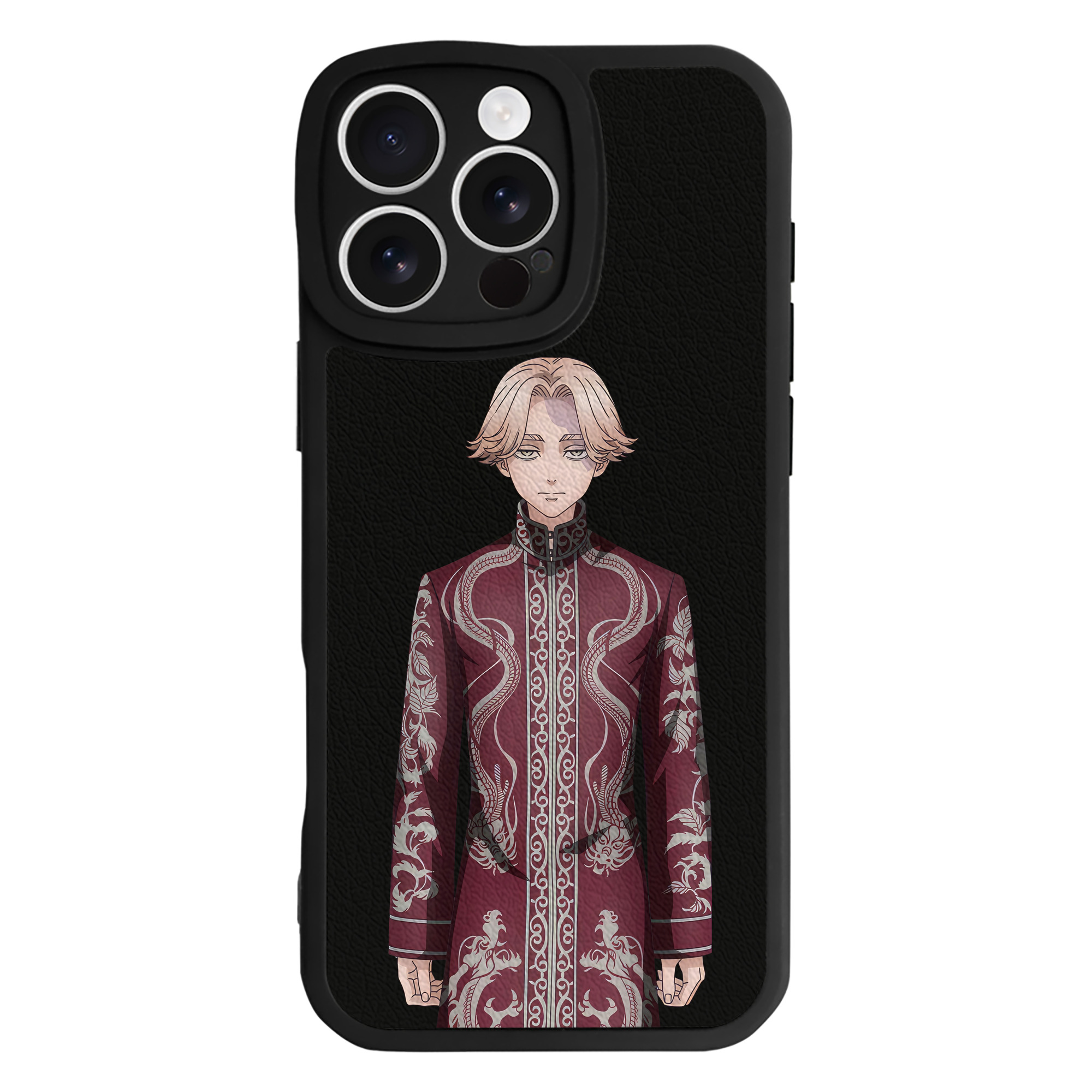 （画像用） 東京リベンジャーズ Tokyo Revengers 【iPhone 16シリーズ対応】シリコンスマホケース（レザー調） 材質：シリコン